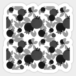 Pomegranate pattern Sticker